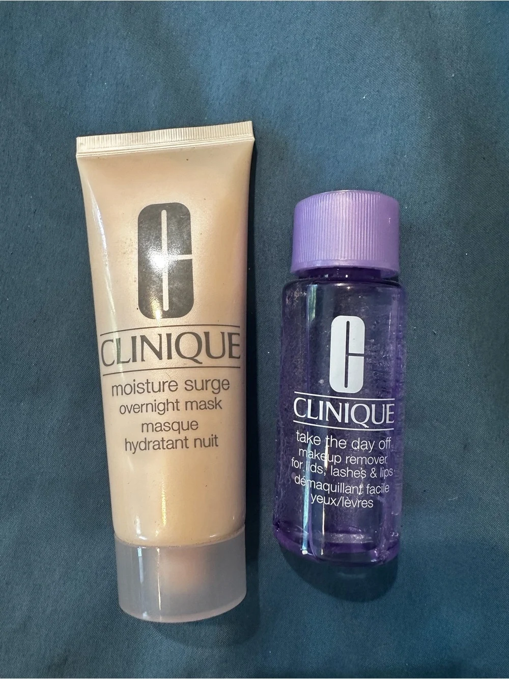 Clinique face mask and Mackup remover